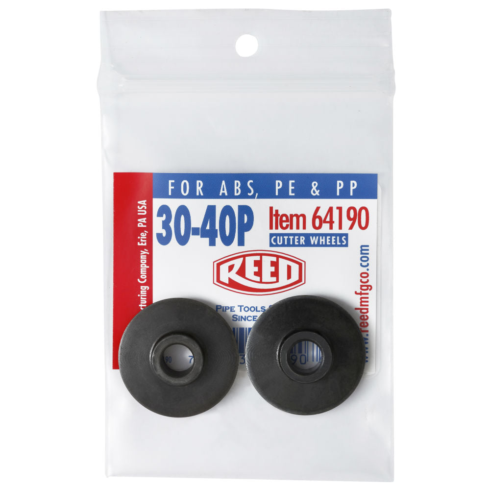 Reed 64190 2PK-30-40P 2-Pack Cutter Wheels, 0.343"