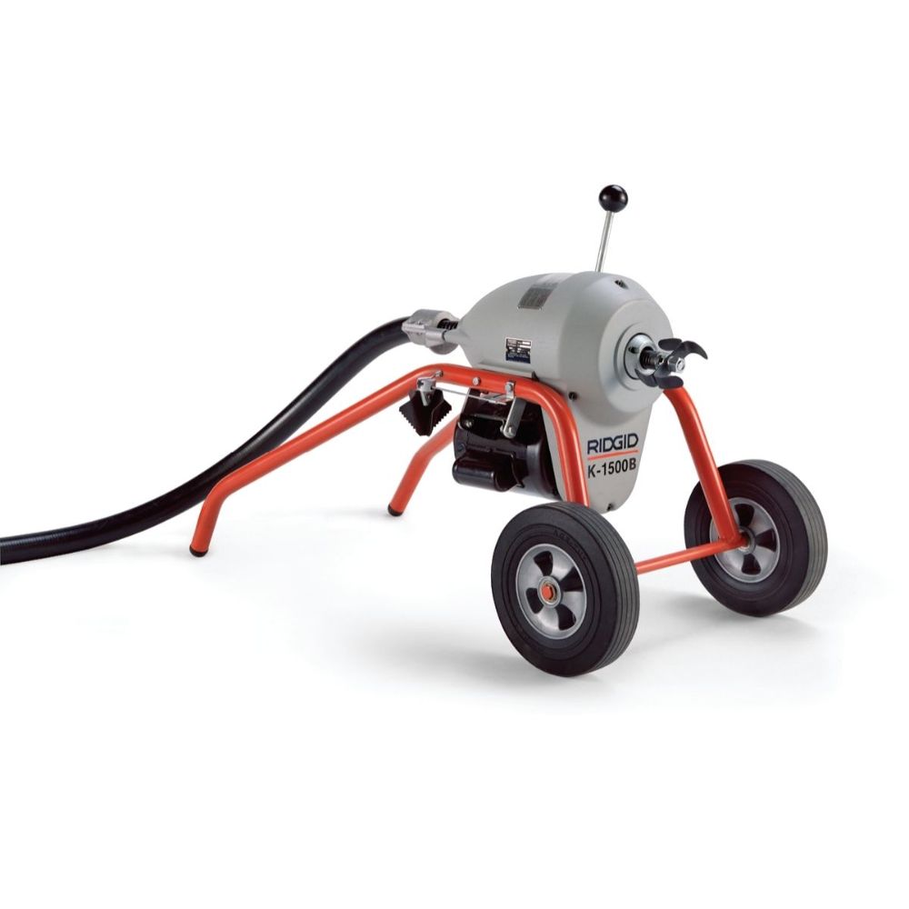 Ridgid 23712 K-1500A SE Sectional Drain Cleaner with A-1 Mitt, 0.75 HP, C-11 Cable - 3