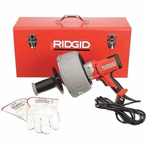 RIDGID 36013 K-45-1 Drain Cleaning Machine With Slide Action Chuck