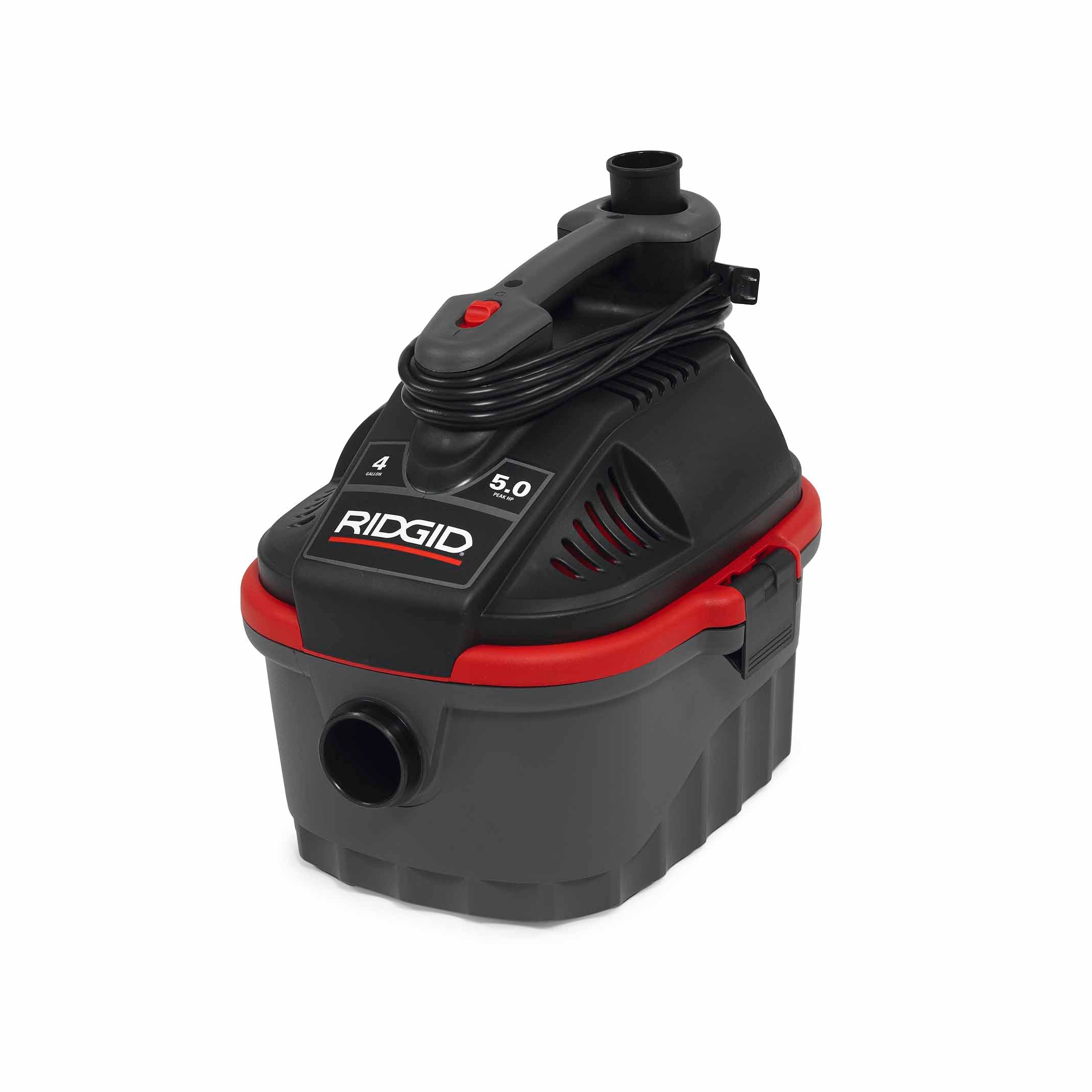 RIDGID 50313 4000RV 4 Gal Portable Red Wet/Dry Vacuum - 3