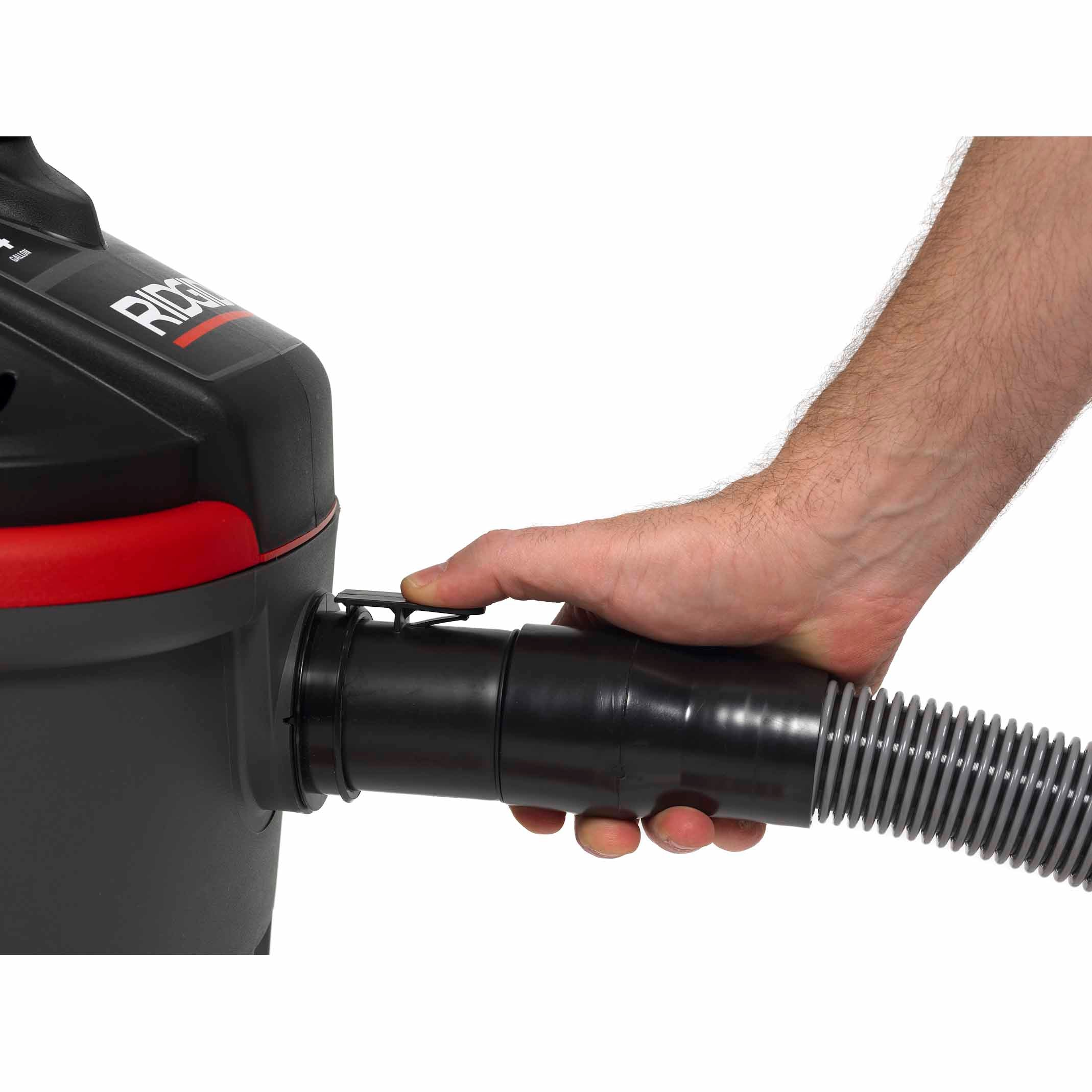 RIDGID 50313 4000RV 4 Gal Portable Red Wet/Dry Vacuum - 11