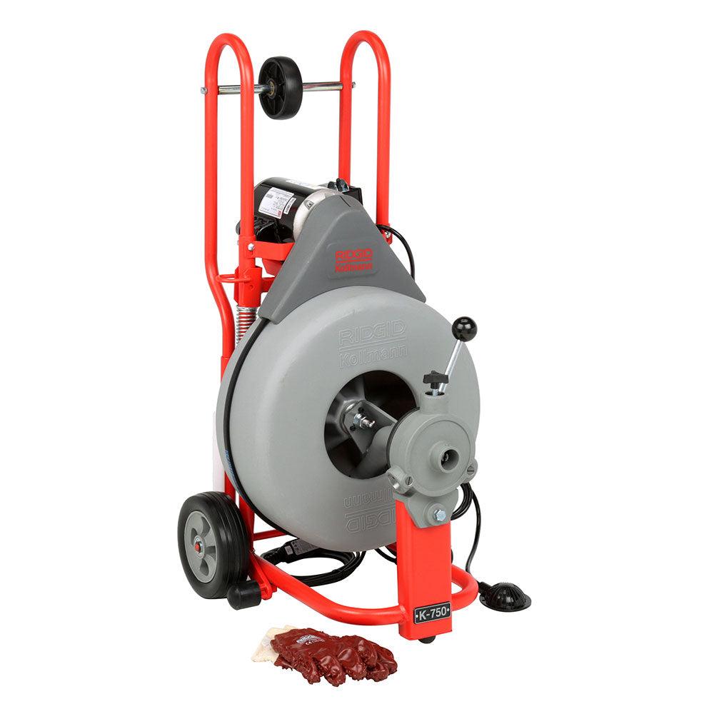 RIDGID 51402 K-750 Drain Cleaner Machine  - 5/8" Pigtail - 2