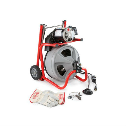 RIDGID 52363 K400 Drain Cleaner Machine w/ 3/8" x 75ft Cable