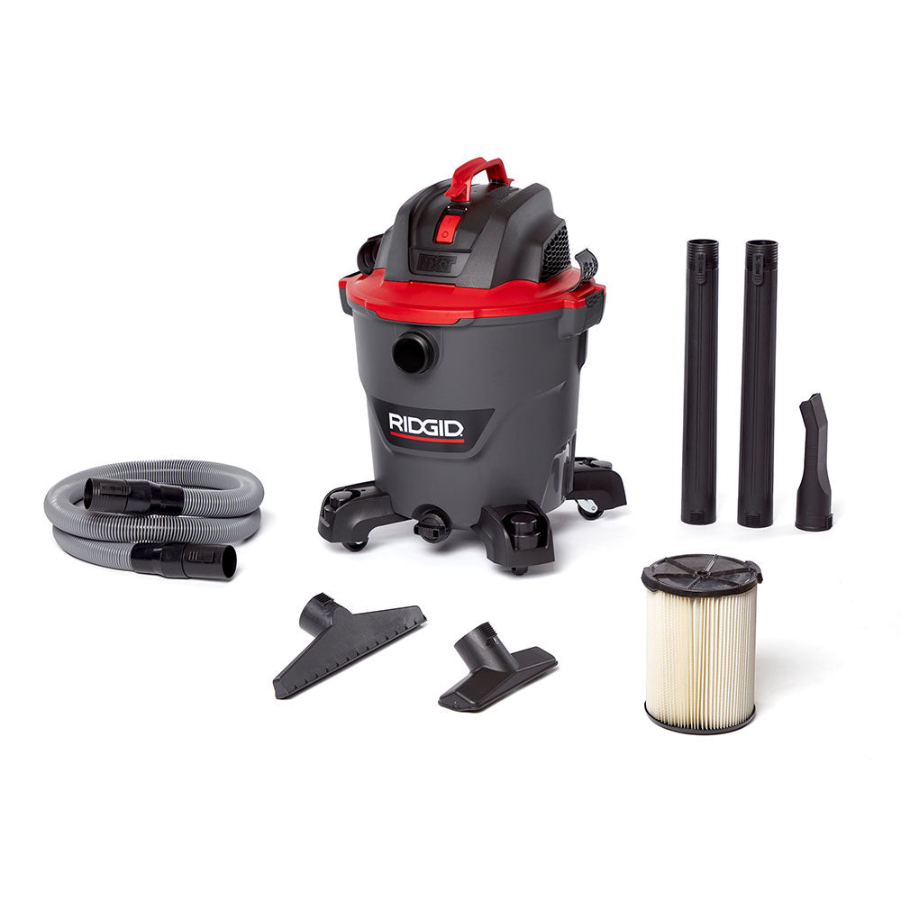 Risdgid 12 outlets gallon wet/shop vacuum