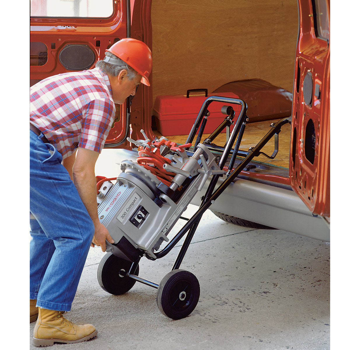 RIDGID 67182 300 Compact Threader with 250 Stand - 5