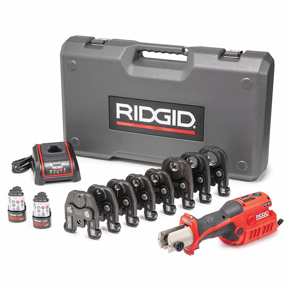 Ridgid 73678 RP 241 + 1/4" - 1-3/8" RLS Compact Jaw Kit